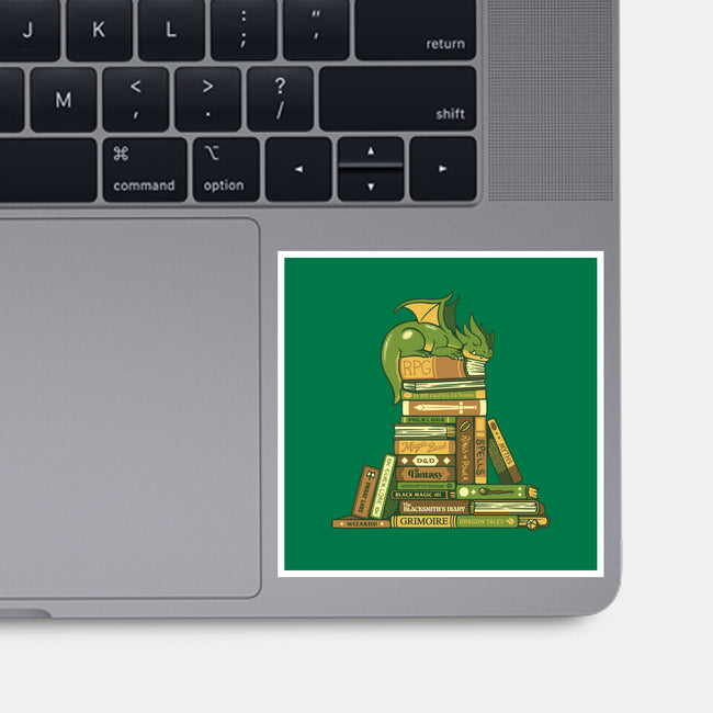 Treasure Hoarder Dragon-None-Glossy-Sticker-tobefonseca