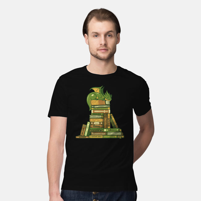 Treasure Hoarder Dragon-Mens-Premium-Tee-tobefonseca