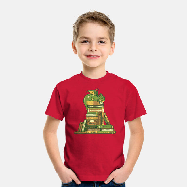 Treasure Hoarder Dragon-Youth-Basic-Tee-tobefonseca