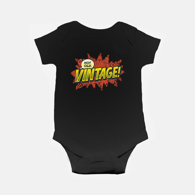 Not Old Vintage Comics-Baby-Basic-Onesie-tobefonseca