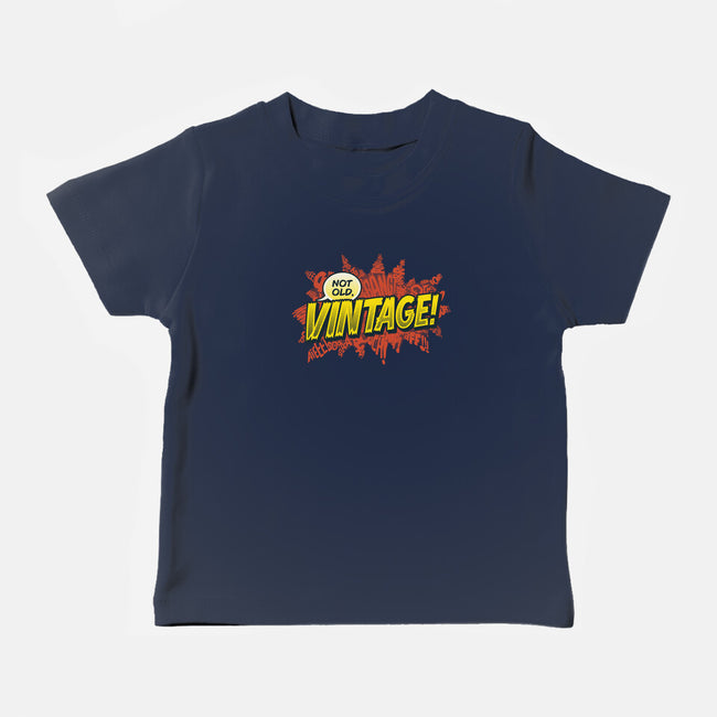 Not Old Vintage Comics-Baby-Basic-Tee-tobefonseca