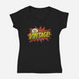 Not Old Vintage Comics-Womens-V-Neck-Tee-tobefonseca