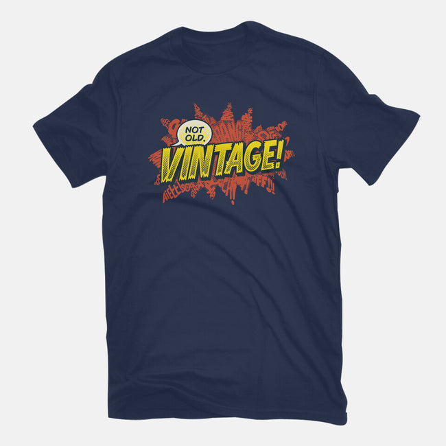 Not Old Vintage Comics-Mens-Basic-Tee-tobefonseca