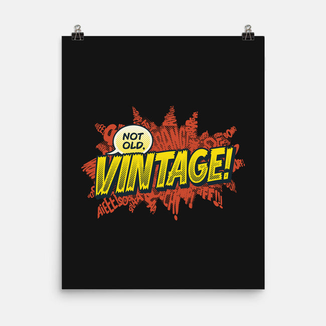 Not Old Vintage Comics-None-Matte-Poster-tobefonseca