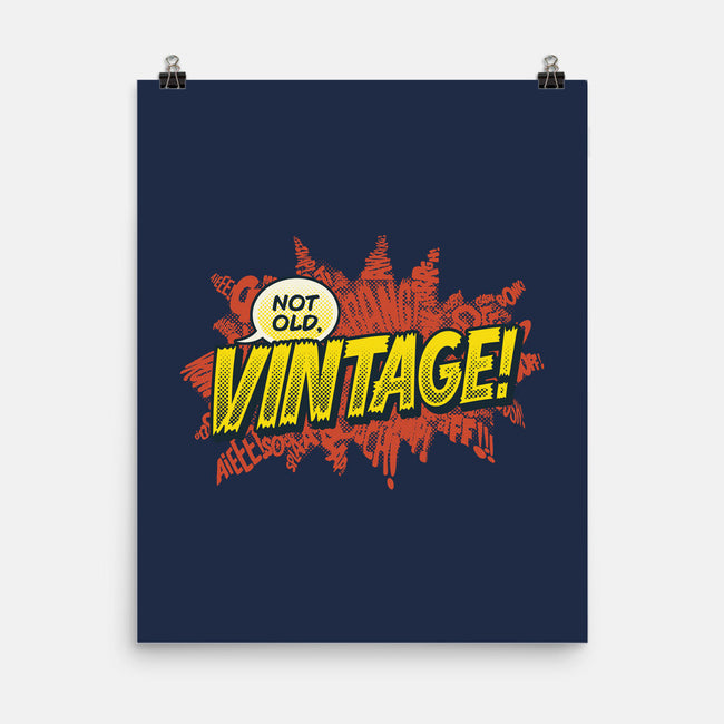 Not Old Vintage Comics-None-Matte-Poster-tobefonseca