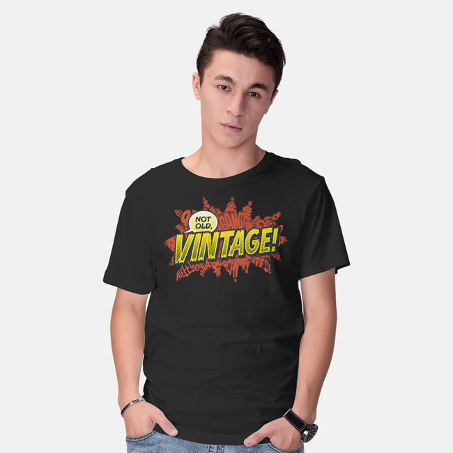 Not Old Vintage Comics-Mens-Basic-Tee-tobefonseca