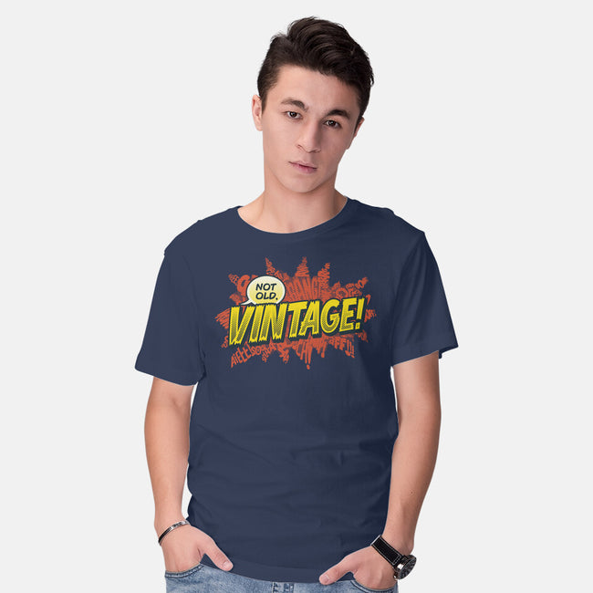 Not Old Vintage Comics-Mens-Basic-Tee-tobefonseca