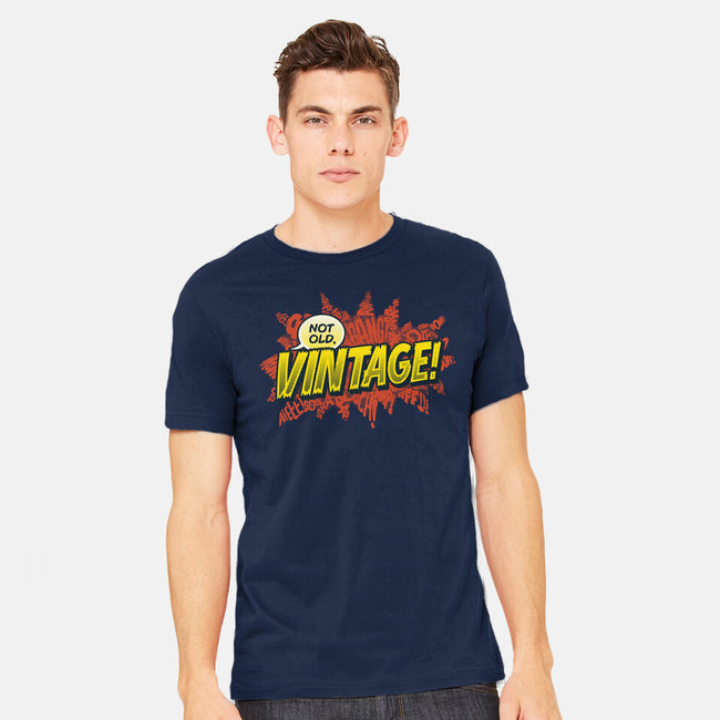 Not Old Vintage Comics-Mens-Heavyweight-Tee-tobefonseca