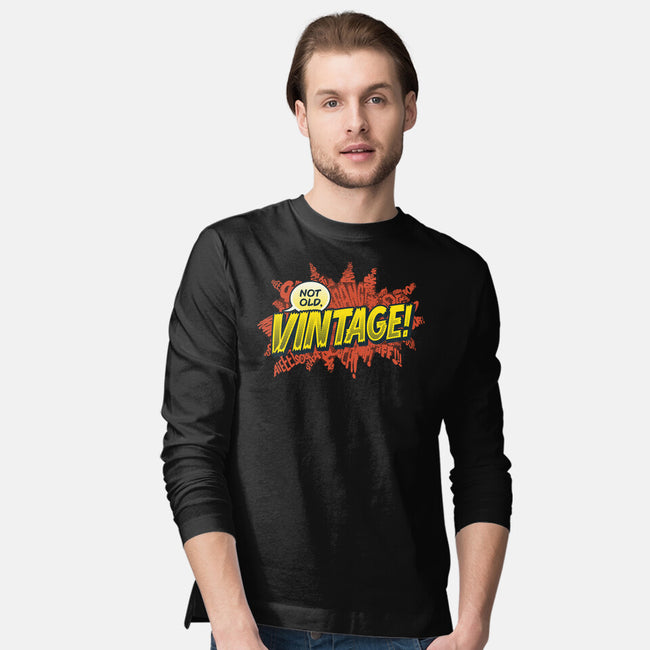 Not Old Vintage Comics-Mens-Long Sleeved-Tee-tobefonseca