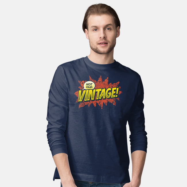 Not Old Vintage Comics-Mens-Long Sleeved-Tee-tobefonseca