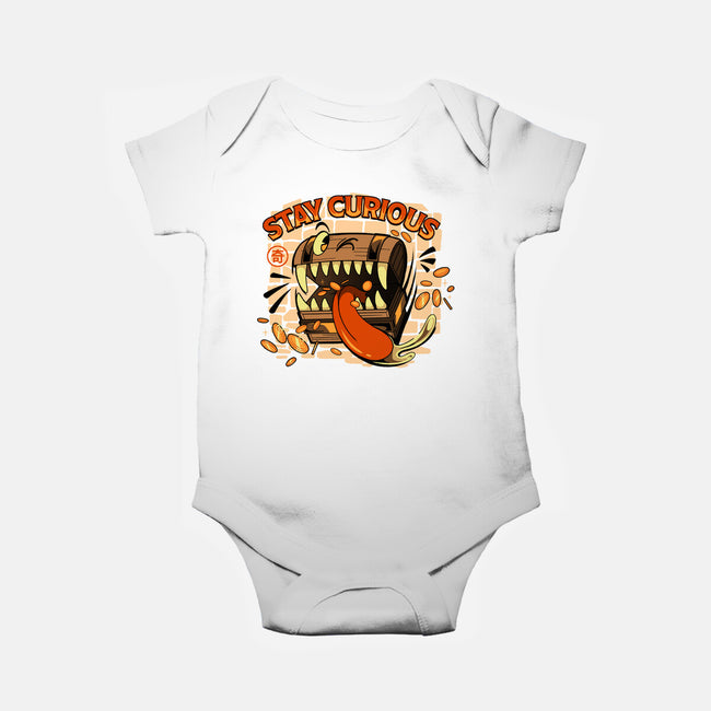 Stay Curious Mimic RPG-Baby-Basic-Onesie-tobefonseca