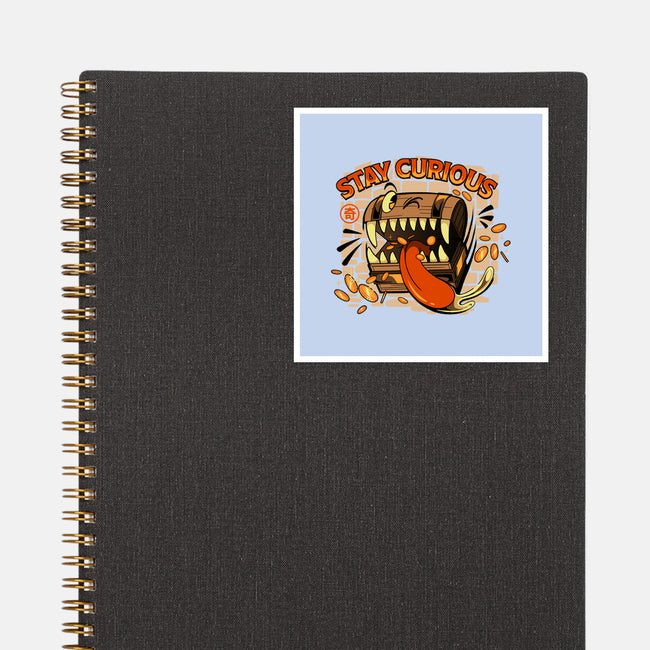 Stay Curious Mimic RPG-None-Glossy-Sticker-tobefonseca