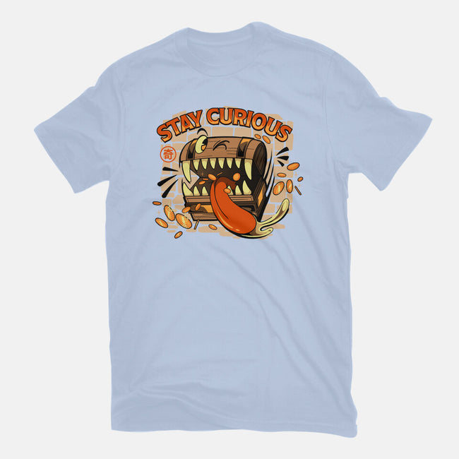 Stay Curious Mimic RPG-Mens-Basic-Tee-tobefonseca