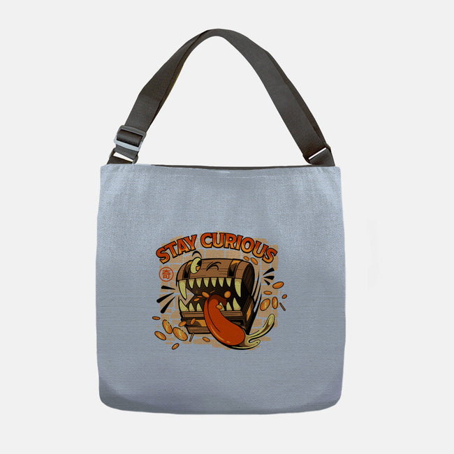 Stay Curious Mimic RPG-None-Adjustable Tote-Bag-tobefonseca