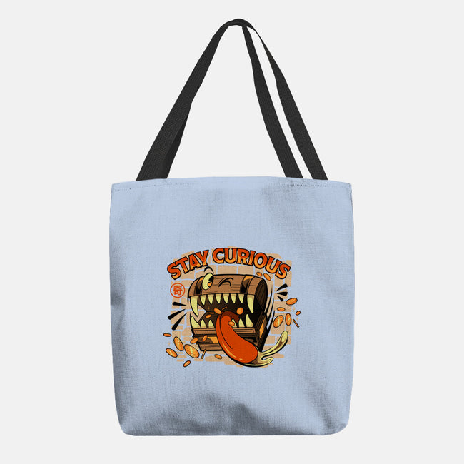 Stay Curious Mimic RPG-None-Basic Tote-Bag-tobefonseca