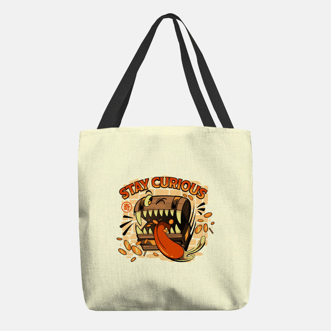 Stay Curious Mimic RPG-None-Basic Tote-Bag-tobefonseca