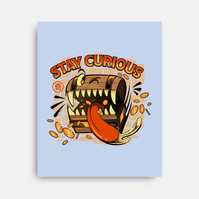 Stay Curious Mimic RPG-None-Stretched-Canvas-tobefonseca