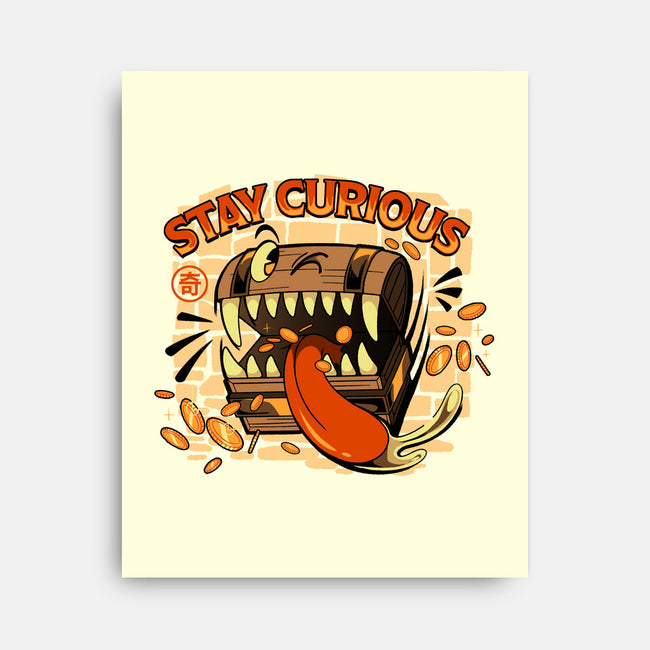 Stay Curious Mimic RPG-None-Stretched-Canvas-tobefonseca