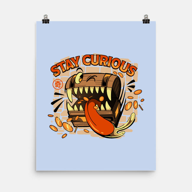 Stay Curious Mimic RPG-None-Matte-Poster-tobefonseca