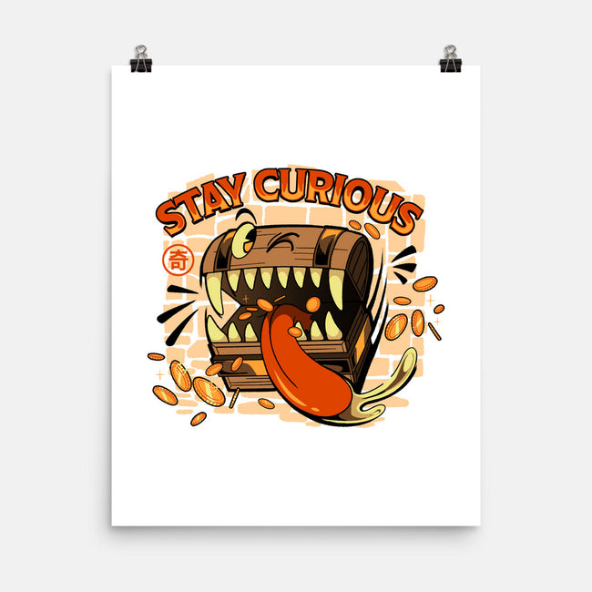 Stay Curious Mimic RPG-None-Matte-Poster-tobefonseca