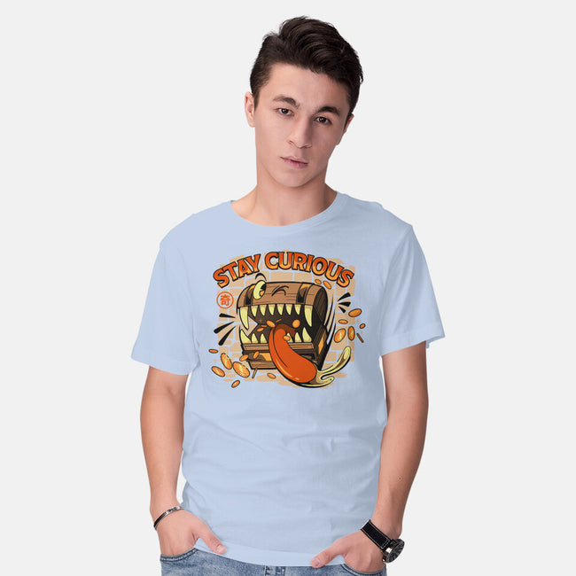 Stay Curious Mimic RPG-Mens-Basic-Tee-tobefonseca