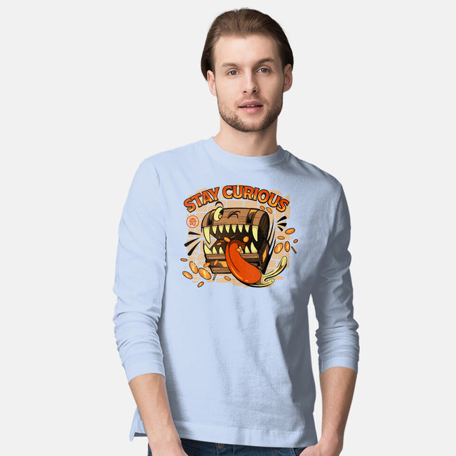 Stay Curious Mimic RPG-Mens-Long Sleeved-Tee-tobefonseca