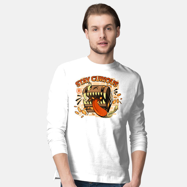 Stay Curious Mimic RPG-Mens-Long Sleeved-Tee-tobefonseca