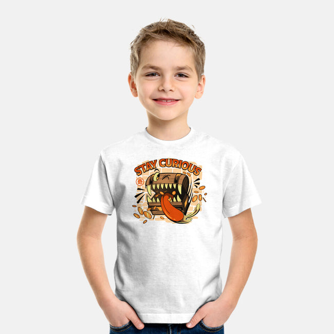 Stay Curious Mimic RPG-Youth-Basic-Tee-tobefonseca