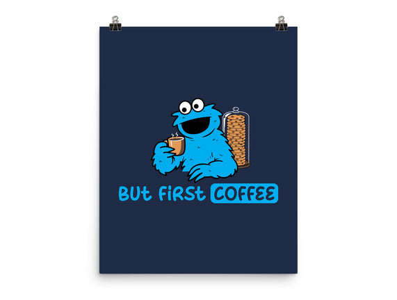 But First Coffee Monster