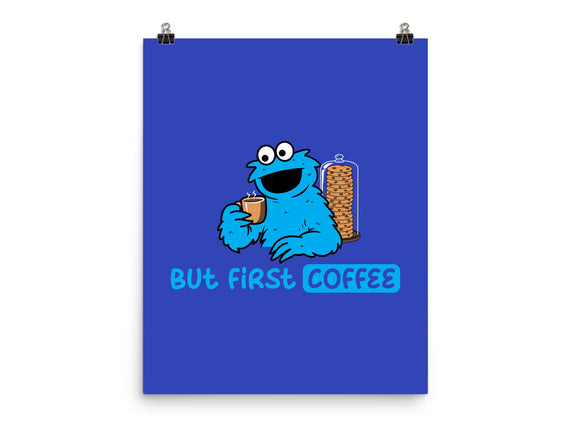 But First Coffee Monster
