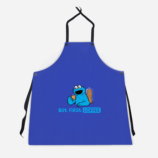 But First Coffee Monster-Unisex-Kitchen-Apron-rocketman_art