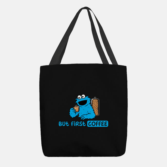 But First Coffee Monster-None-Basic Tote-Bag-rocketman_art