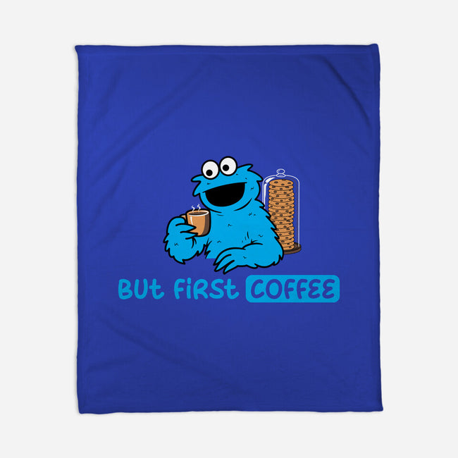 But First Coffee Monster-None-Fleece-Blanket-rocketman_art