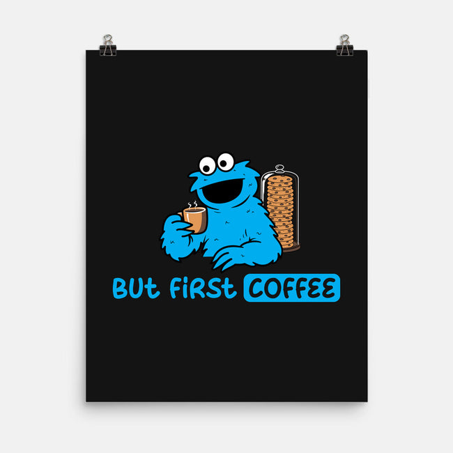 But First Coffee Monster-None-Matte-Poster-rocketman_art