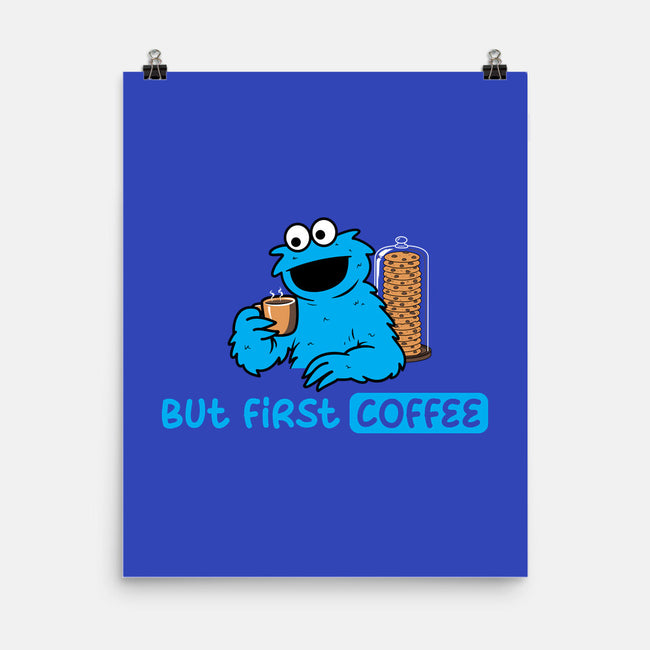 But First Coffee Monster-None-Matte-Poster-rocketman_art