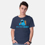 But First Coffee Monster-Mens-Basic-Tee-rocketman_art