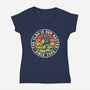 The Claw Is Our Master-Womens-V-Neck-Tee-NMdesign