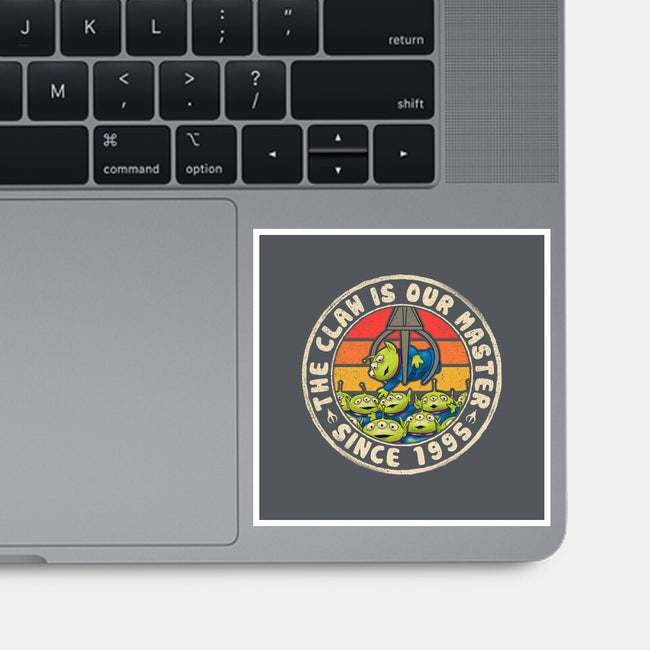 The Claw Is Our Master-None-Glossy-Sticker-NMdesign
