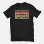 Raised With Saturday Cartoons-Mens-Premium-Tee-NMdesign