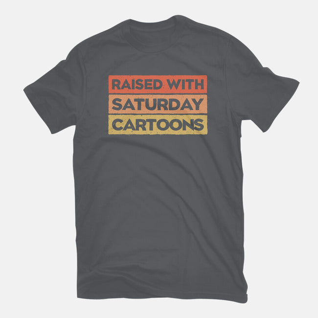 Raised With Saturday Cartoons-Womens-Basic-Tee-NMdesign