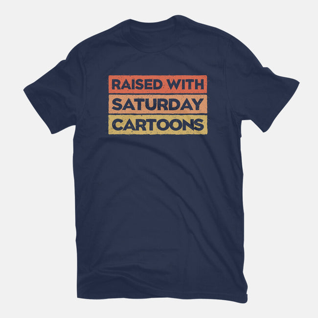 Raised With Saturday Cartoons-Womens-Basic-Tee-NMdesign