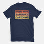 Raised With Saturday Cartoons-Mens-Basic-Tee-NMdesign