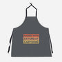 Raised With Saturday Cartoons-Unisex-Kitchen-Apron-NMdesign