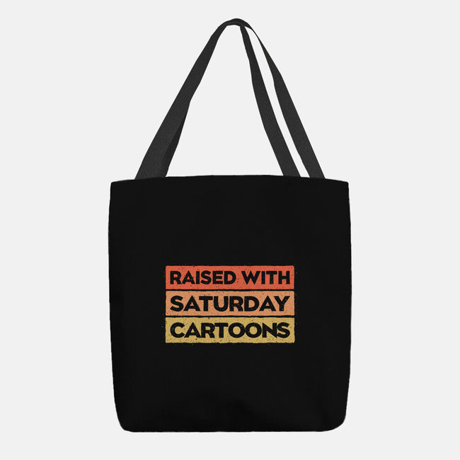 Raised With Saturday Cartoons-None-Basic Tote-Bag-NMdesign
