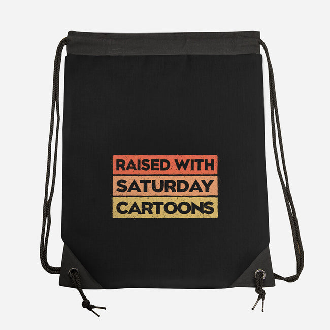 Raised With Saturday Cartoons-None-Drawstring-Bag-NMdesign