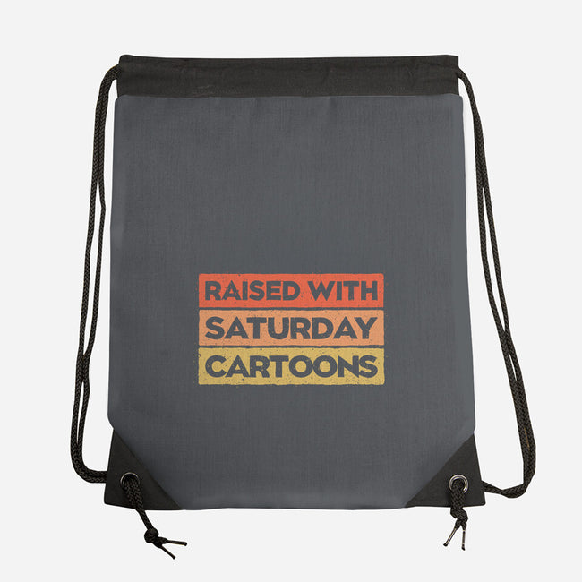 Raised With Saturday Cartoons-None-Drawstring-Bag-NMdesign