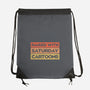 Raised With Saturday Cartoons-None-Drawstring-Bag-NMdesign