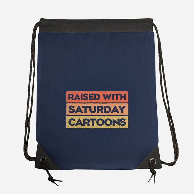Raised With Saturday Cartoons-None-Drawstring-Bag-NMdesign