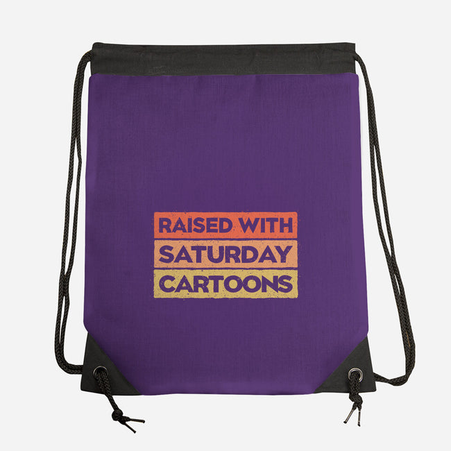 Raised With Saturday Cartoons-None-Drawstring-Bag-NMdesign