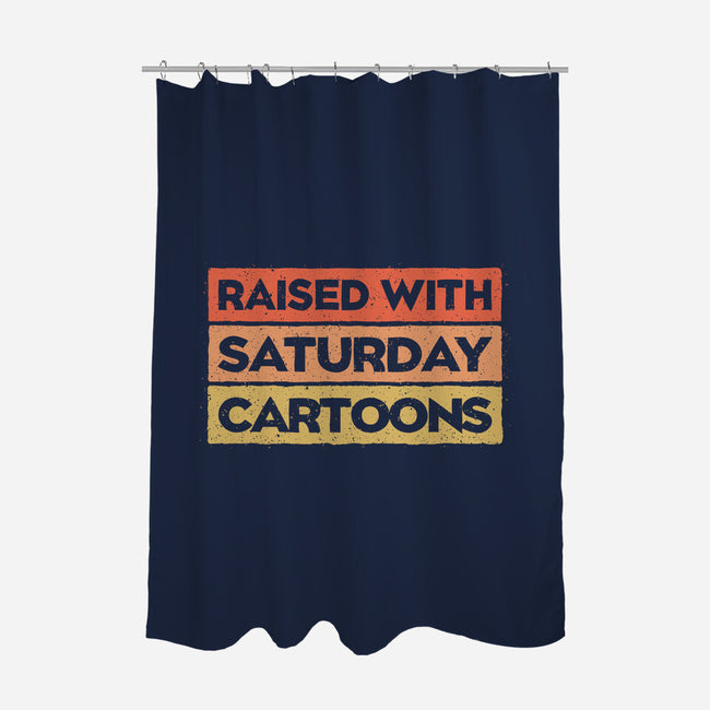 Raised With Saturday Cartoons-None-Polyester-Shower Curtain-NMdesign
